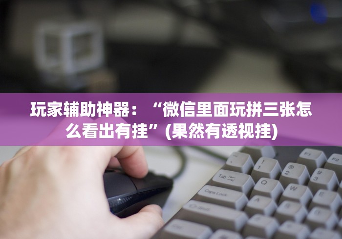 玩家辅助神器：“微信里面玩拼三张怎么看出有挂”(果然有透视挂)